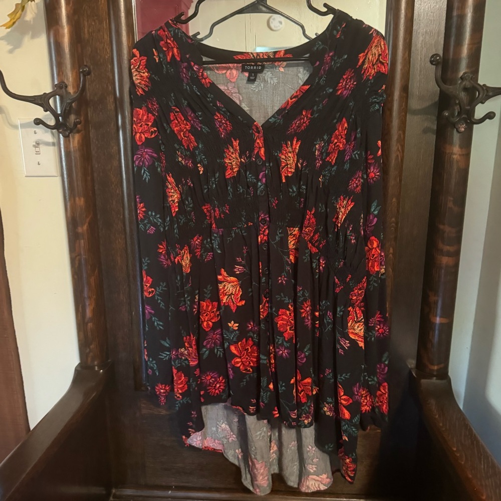 Torrid Flower Shirt